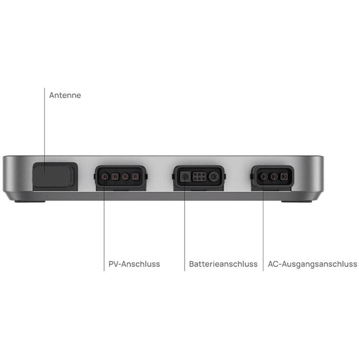 EcoFlow Mikrowechselrichter 600W Solar-Wechselrichter WLAN für Balkonkraftwerk