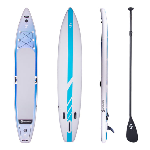 Produktbild Inflatable SUP-Board - Mamao SUP-Board-Set 427 aufblasbares Paddelboard 427 x 77 x 15 cm in weiß, blau