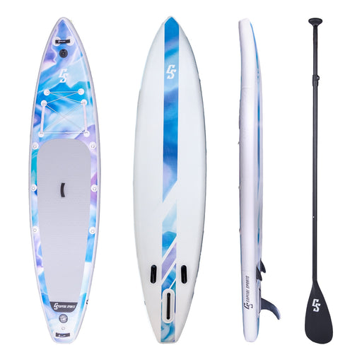 Produktbild Inflatable SUP-Board - Kipu Allrounder 365 aufblasbares Paddelboard 365 x 82 x 15 cm SUP-Board-Set in weiß