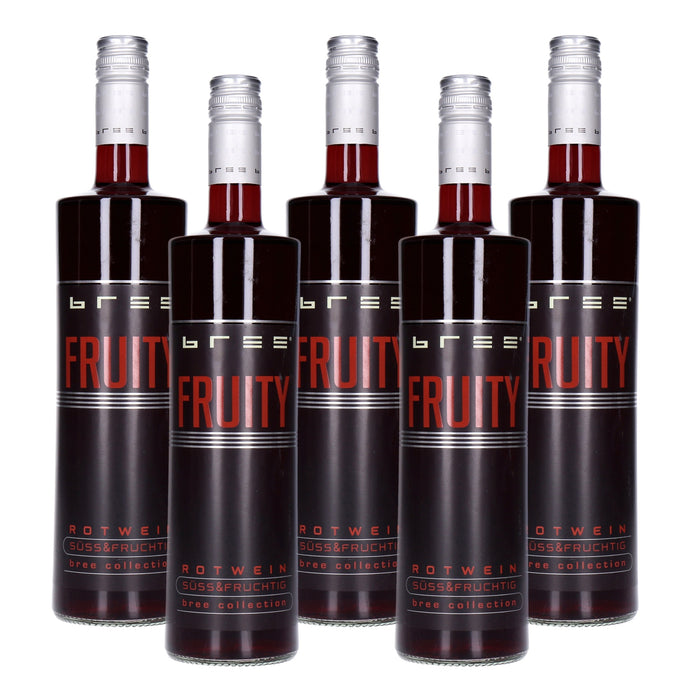 Bree Fruity Rot süß und fruchtig 5 x 0,75 L