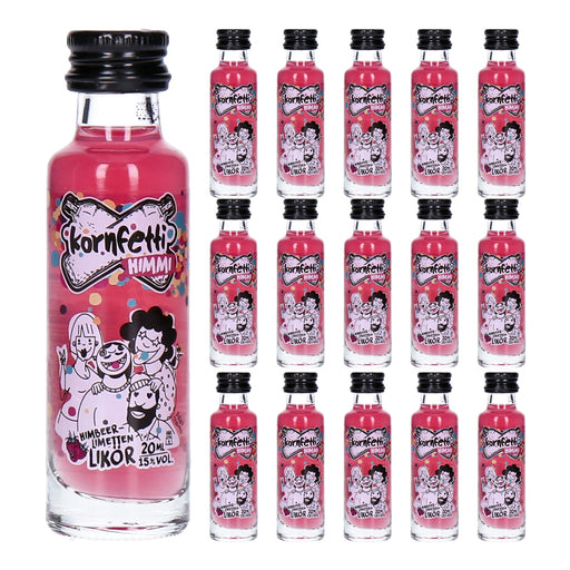 Produktbild Liköre - HIMMI MINIs Himbeerlikör 16 x 0,02 L