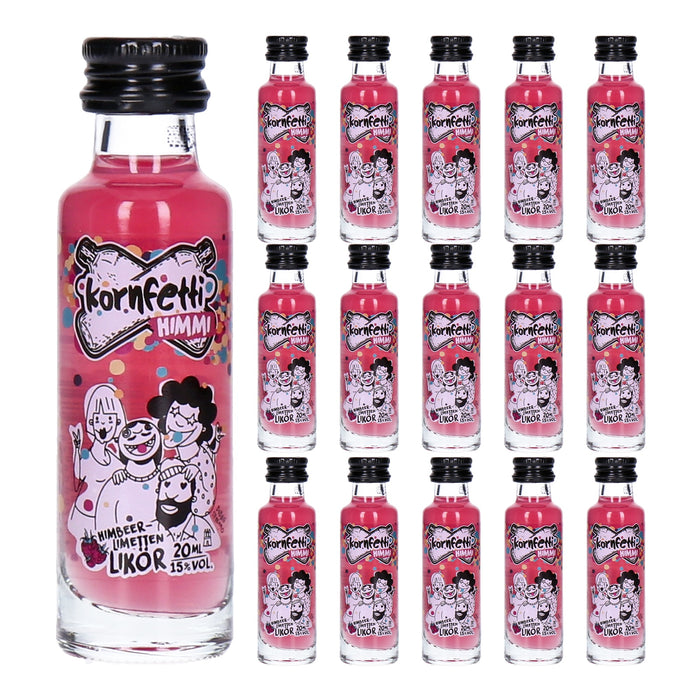 HIMMI MINIs Himbeerlikör 16 x 0,02 L