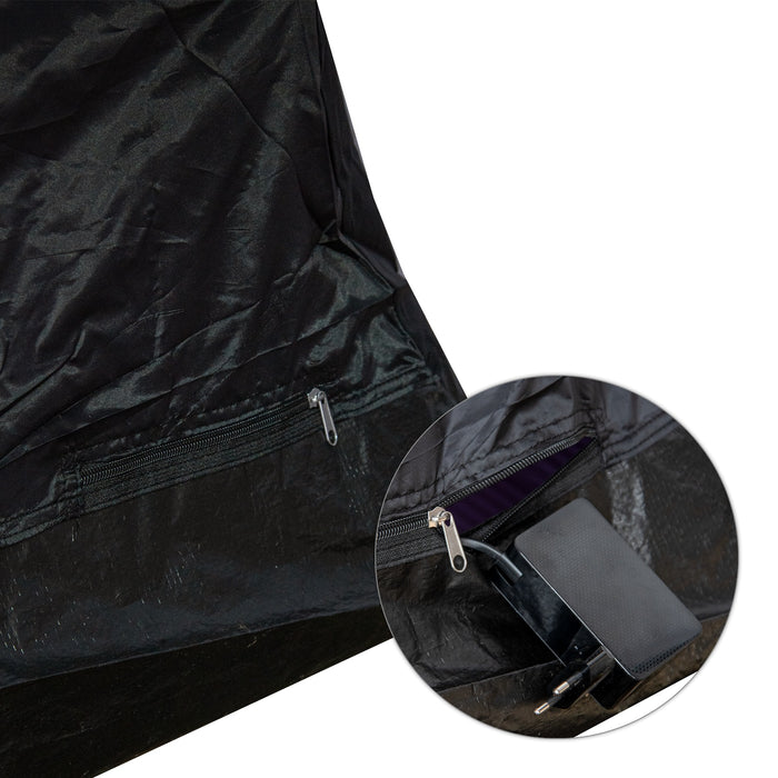 Campingzelt für 3-4 Personen, doppelwandig, stabil wasserdicht, verdunkelter Innenraum inkl. Tasche Grün/Braun