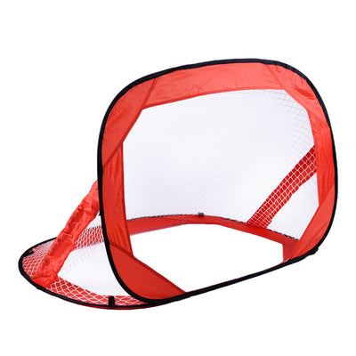 Fussballtor Pop-up-90x60x60cm  Rot