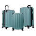 TP 3tlg. ABS Hartschalen Kofferset grün Erweiterungsfunktion und TSA- Zahlenschloss