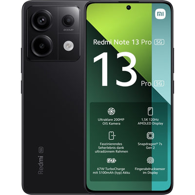 Redmi Note 13 Pro 5G 256GB Midnight Black Dual-SIM
