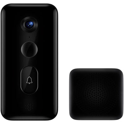 Smart Doorbell 3 kabellose Türklingel mit Kamera in Schwarz