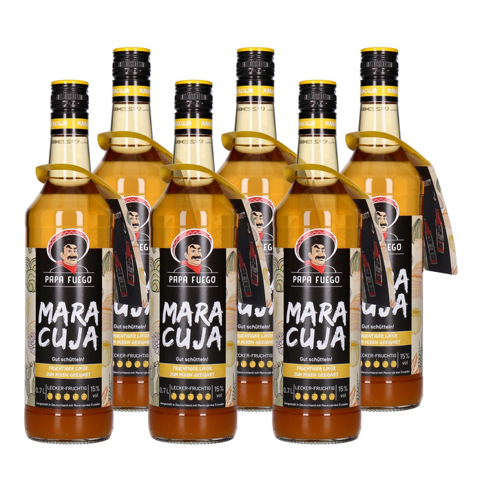 Papa Fuego Maracuja 6 x 0,7 L