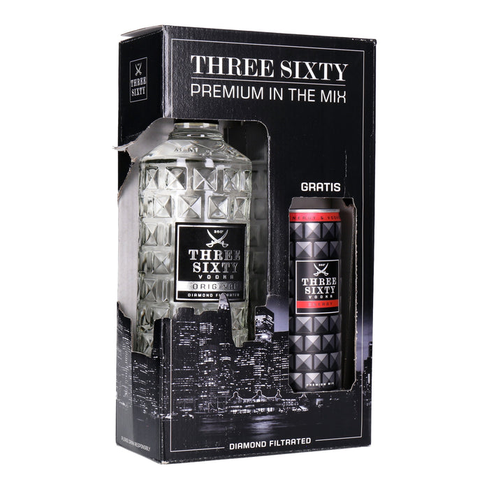 Three Sixty Wodka Geschenkpackung 1 x 0,7 L