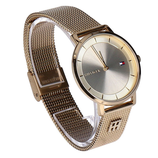Produktbild Quarzuhr - Tommy Hilfiger Tea Damen Quarzuhr Gold
