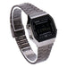 Casio Vintage A168WEGG-1BEF Anthrazit Edelstahl