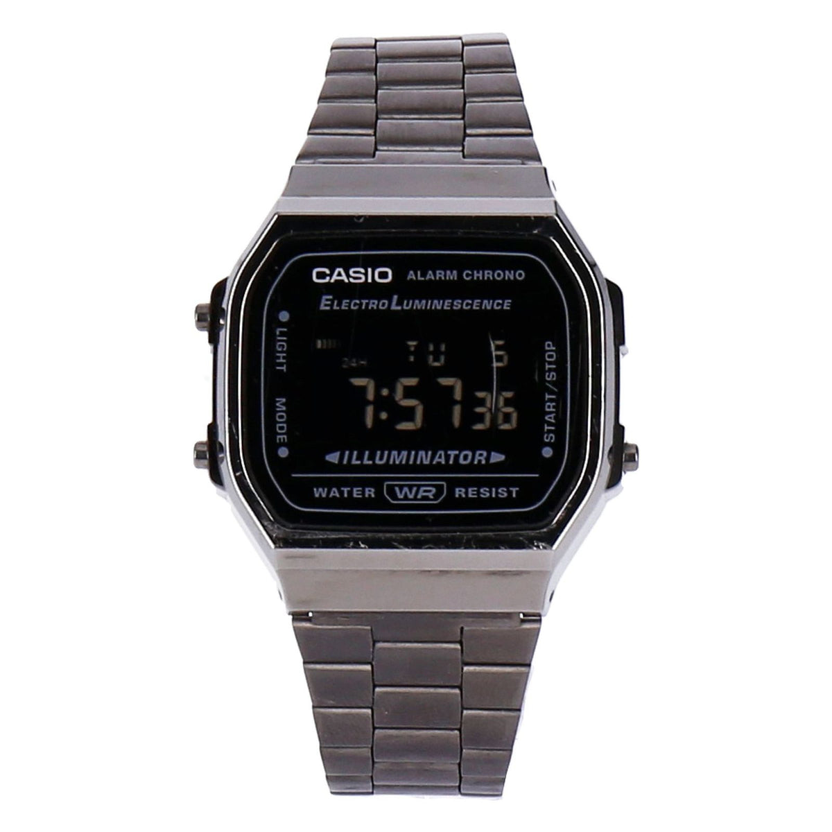 Produktbild Quarzuhr - Casio Vintage A168WEGG-1BEF Anthrazit Edelstahl