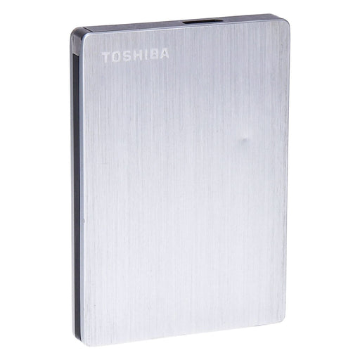 Produktbild externe HDD-Festplatte - Toshiba Canvio Slim für Mac 1TB silber