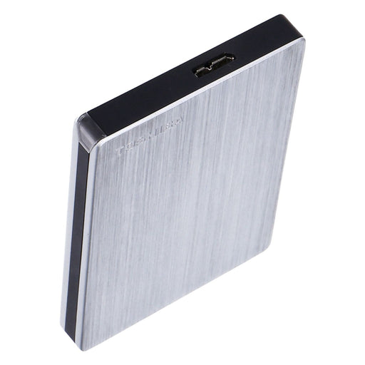 Produktbild externe HDD-Festplatte - Toshiba Canvio Slim für Mac 1TB silber