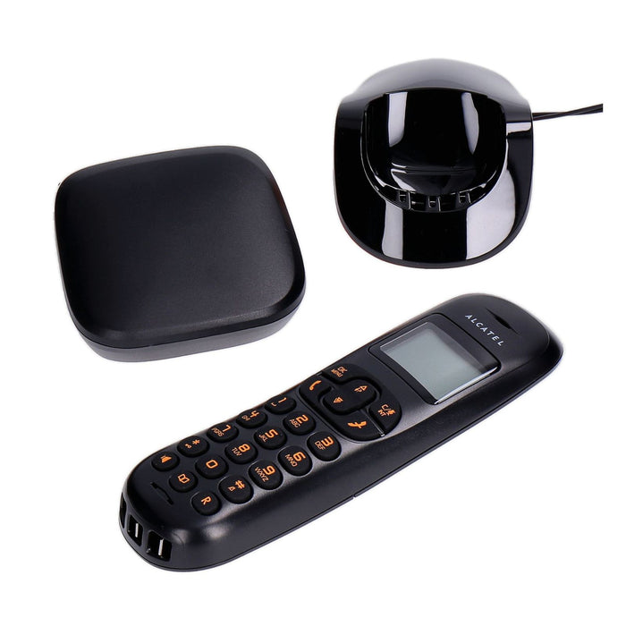 Alcatel C250 Invisibase Schnurlostelefon Schwarz