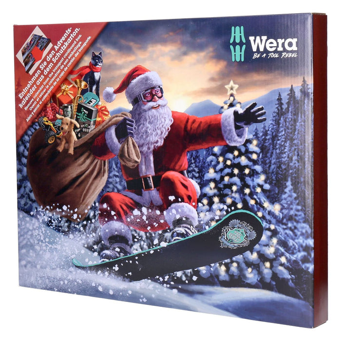 Wera 05136609001 Adventskalender 2024 Multicolour 25 teilig