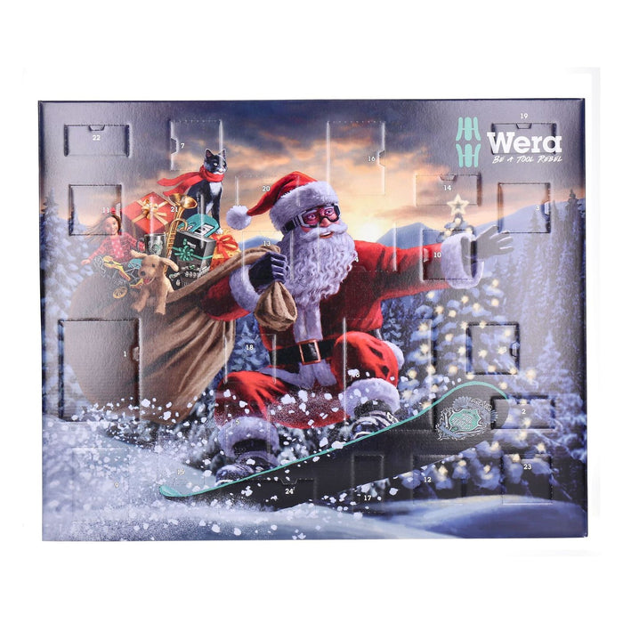 Wera 05136609001 Adventskalender 2024 Multicolour 25 teilig