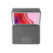 Logitech Slim Combo Tastatur iPad 10.5 Grau für iPad 7./8./9. Generation