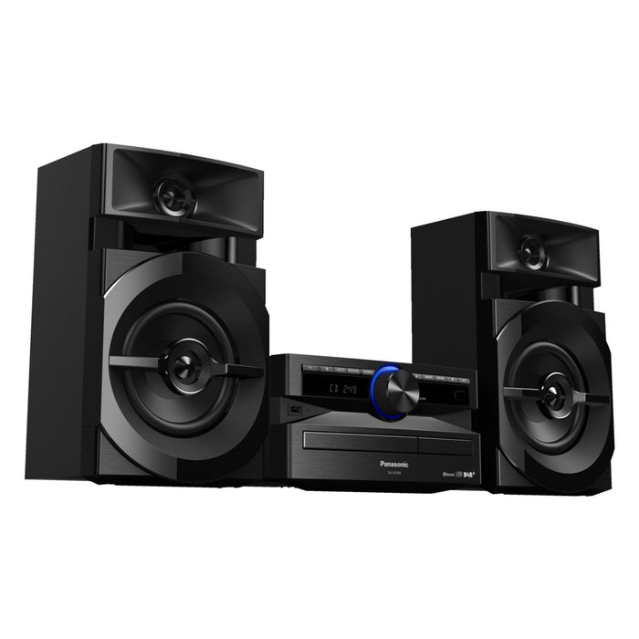 Panasonic SC-UX104 Micro-Stereo-Hifi-System DAB+ FM CD USB Bluetooth 300 Watt RMS schwarz