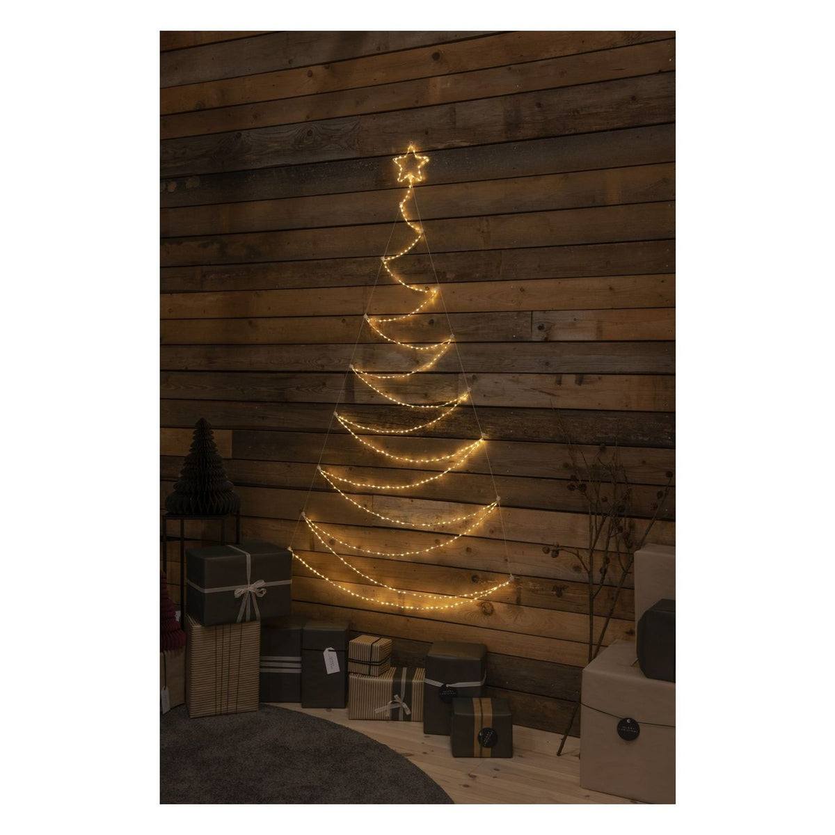 Produktbild LED-Baummantel - Konstsmide LED Dekoration Baum mit 420 Lichtern in Bernstein 3924-890
