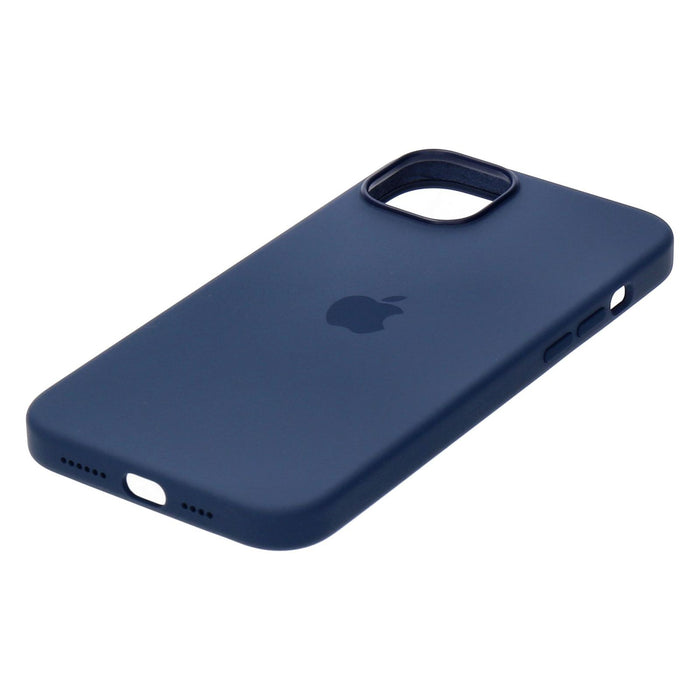 Apple Silikon Case mit MagSafe (iPhone 14 Plus) Sturmblau