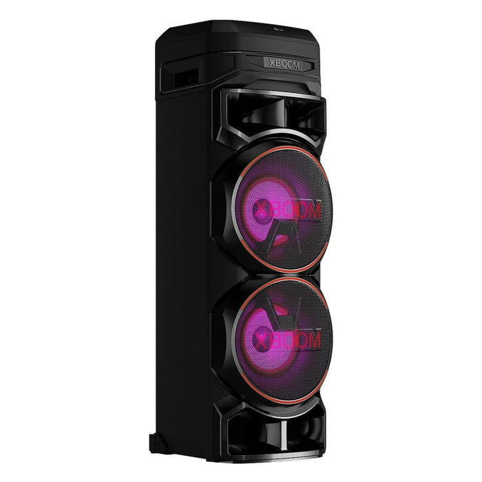 LG XBOOM RNC9 AiO Hi-Fi System Party-Lautsprecher Karaokefunktion DAB+ Bluetooth Beleuchtung schwarz