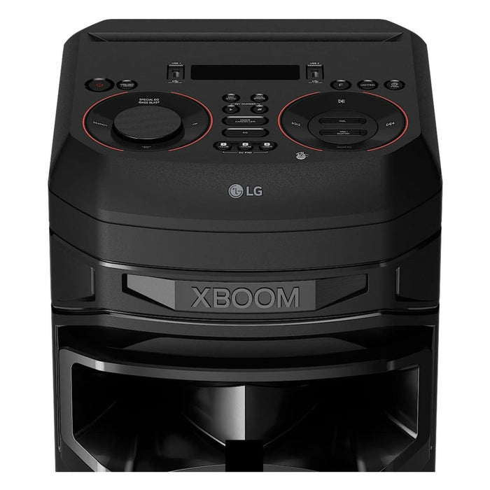 LG XBOOM RNC9 AiO Hi-Fi System Party-Lautsprecher Karaokefunktion DAB+ Bluetooth Beleuchtung schwarz