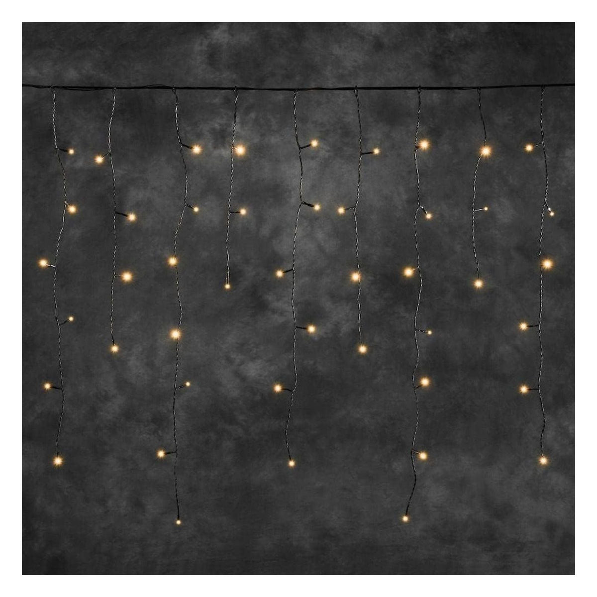 Produktbild LED-Lichterkette - Konstsmide LED System Erweiterung Eisregenlichter bernsteinfarbene Dioden für Außen