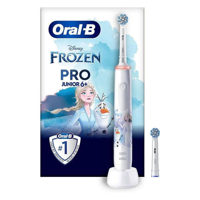 ORAL-B Pro Junior 6+ Frozen Elektrische Kinderzahn bürste weiß