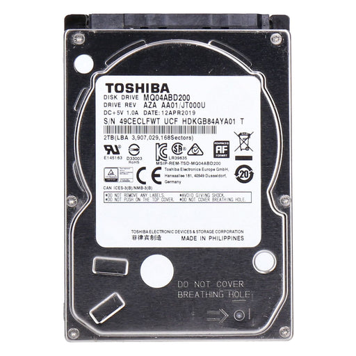 Produktbild Ohne Kategorie - Toshiba MQ04 int. 2,5" Festplatte 2TB