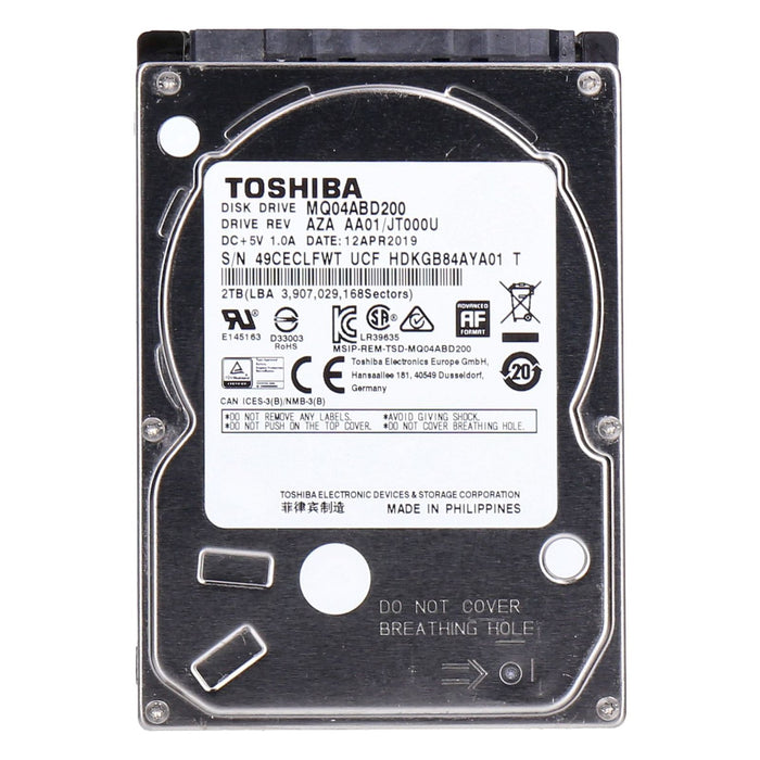 Toshiba MQ04 int. 2,5" Festplatte 2TB