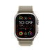 Apple Watch Ultra 2 49mm GPS + 4G Titangehäuse Alpine Loop Olive Gr. M, Titangehäuse Natur