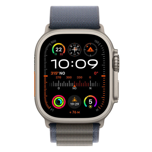 Produktbild Smartwatch - Apple Watch Ultra 2 49mm GPS + 4G Titangehäuse Alpine Loop Blau Gr. M