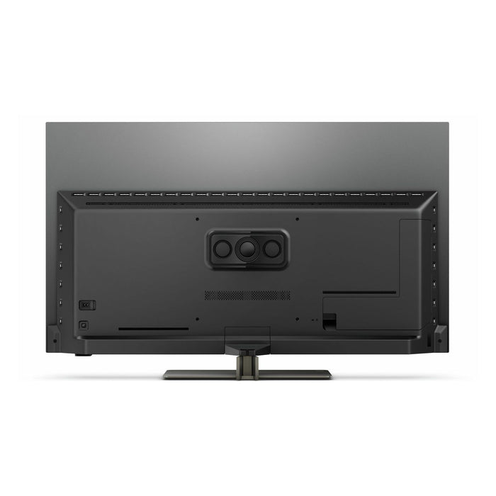 Philips 55OLED708/12 55 Zoll Ambilight TV 4K UHD OLED Smart-TV WLAN Grau, Metallisch