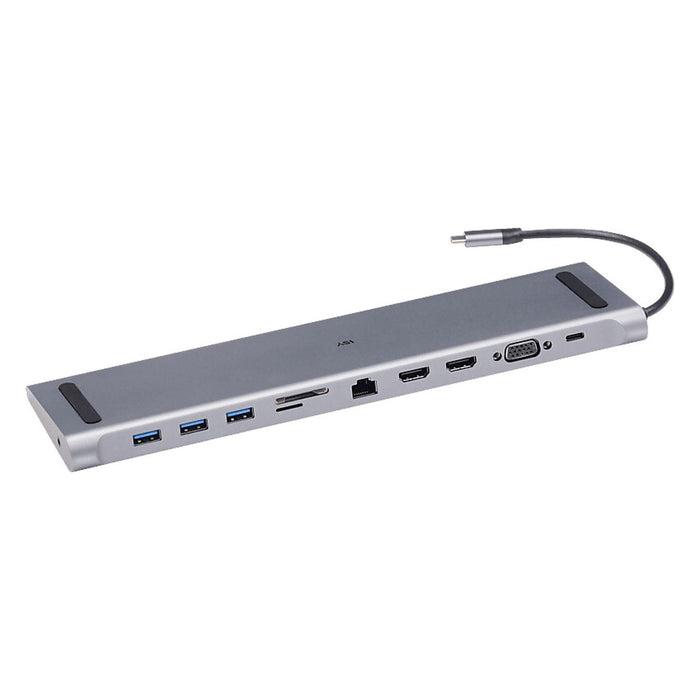 ISY IDO-1000 USB-C Multiport Dockingstation mit Power Delivery silber