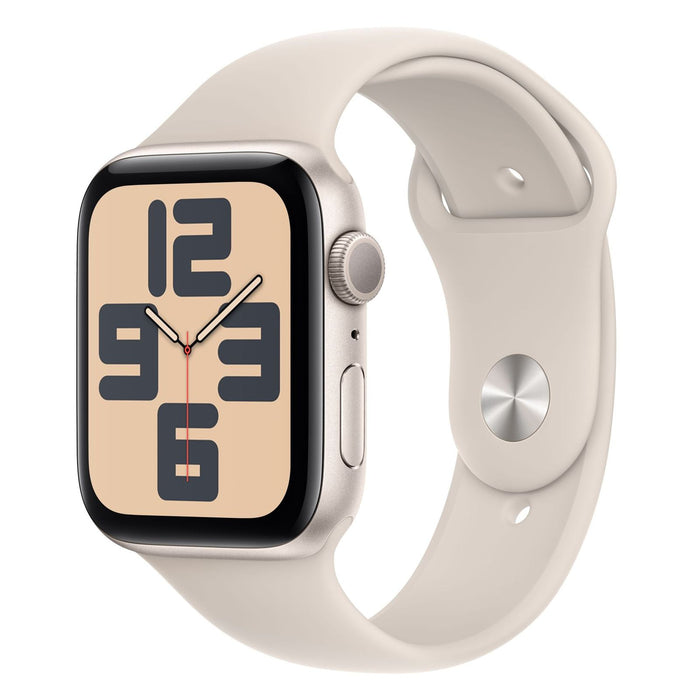 Apple Watch SE 2022 44mm GPS Polarstern Aluminiumgehäuse mit Sportarmband Polarstern S/M