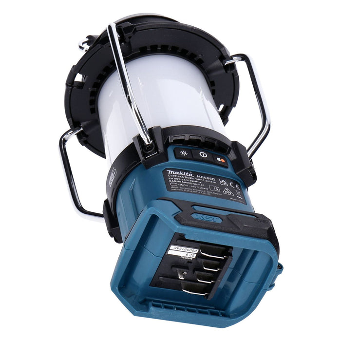 Makita MR009GZ Akku Radio mit Laterne 40V Petrol Schwarz