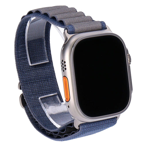 Produktbild Smartwatch - Apple Watch Ultra 2 49mm GPS + 4G Titangehäuse Alpine Loop Blau Gr. M, Titangehäuse Natur