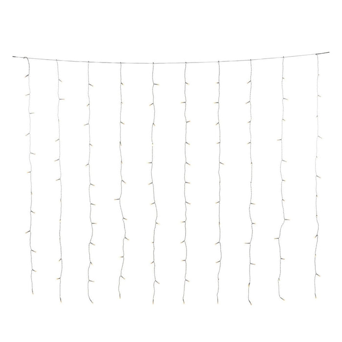 Konstsmide LED Lichtervorhang mit 120 Lichtern in warmweiß