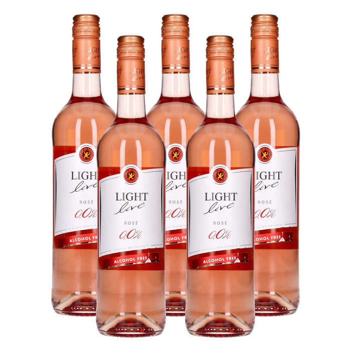 LIGHT live alkoholfrei Rose 5 x 0,75 L