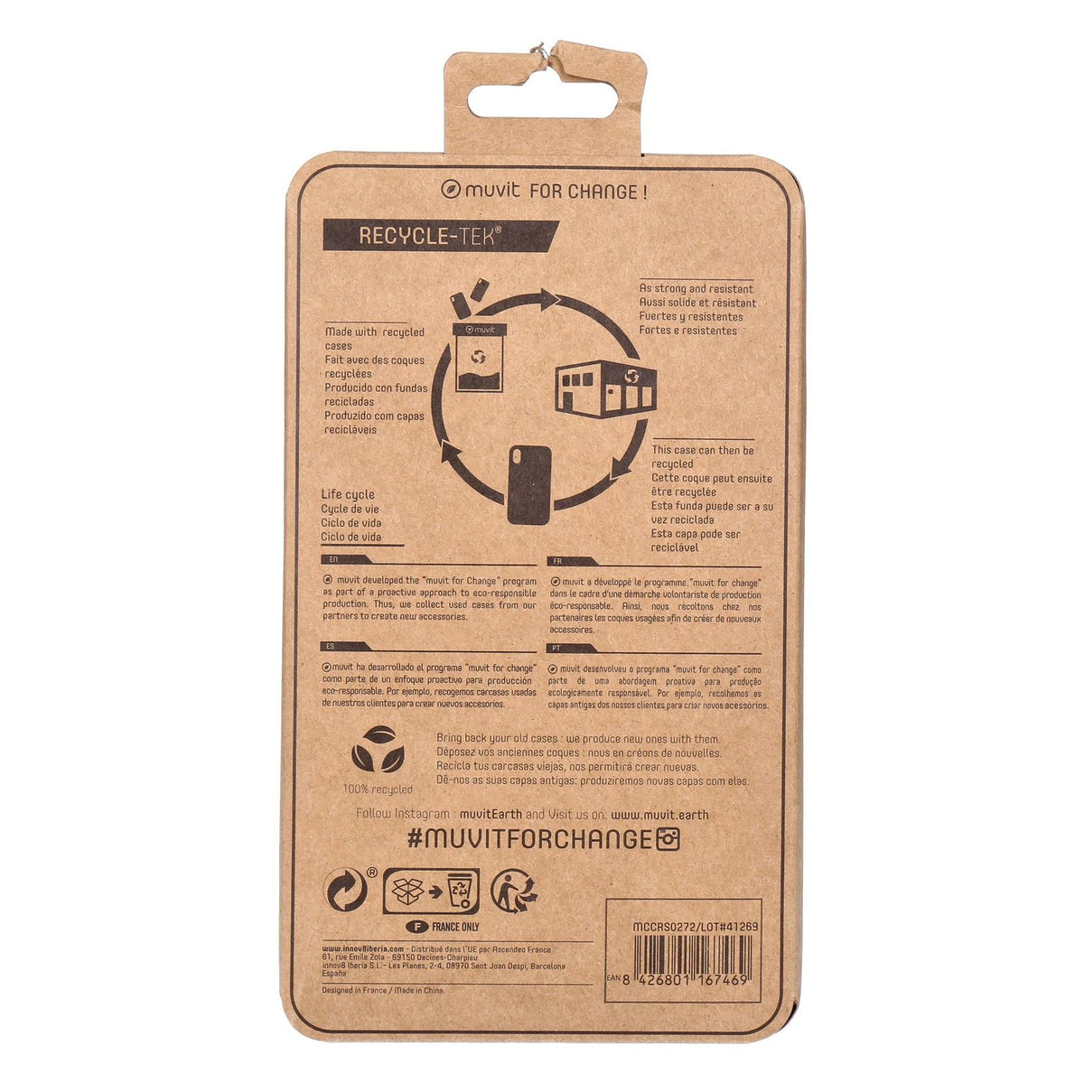 Produktbild Smartphone-Hülle - Muvit Samsung Galaxy A03 Silicon Case Transparent