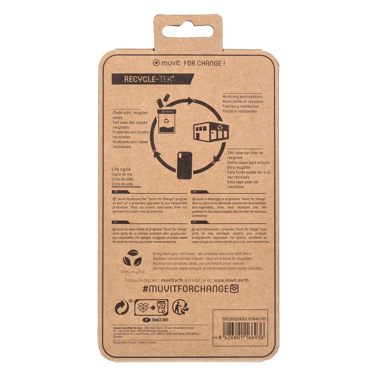 Produktbild Smartphone-Hülle - Muvit Samsung Galaxy A33 5G Silicon Case Transparent