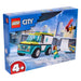 LEGO City 60403 Rettungswagen und Snowboarder Krankenwagen-Spielset mit Spielzeug-Auto