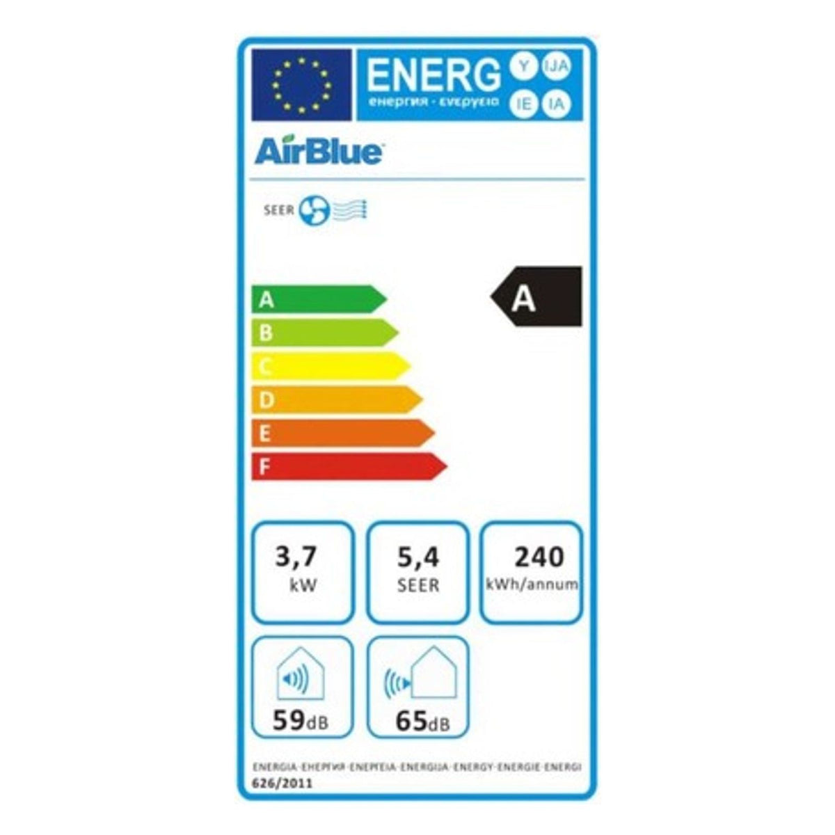 Produktbild 3-in-1-Klimagerät - Swegon Fensterklimagerät AirBlue AK 36 M R32