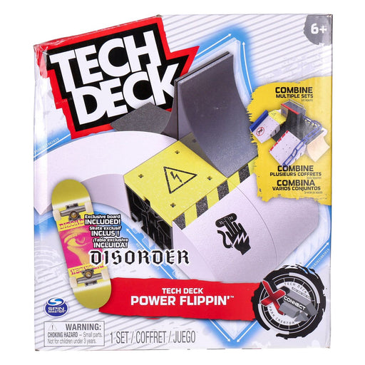 Produktbild Fidget-Gadget - Tech Deck X-Connect Starter-Set - Power Flippin Rampenset Fingerboard Zubehör