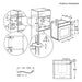 AEG EEB355020M 71 l Edelstahl Einbauherd schwarz