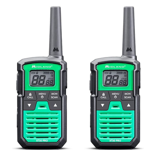 Produktbild Walkie Talkie - MIDLAND XT30 PRO Walkie-Talkie PMR446 Funkgerät 2er Set Grün/Schwarz