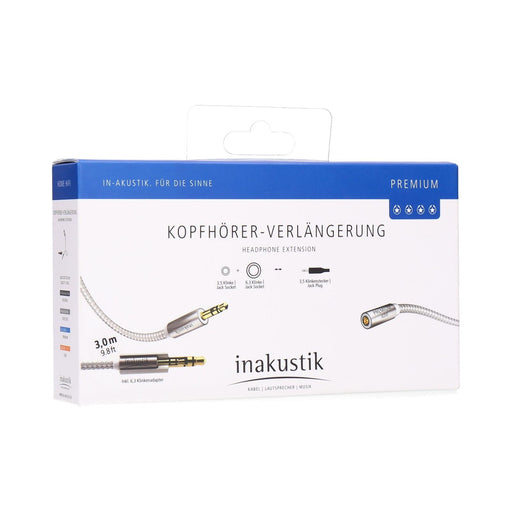 Produktbild Ohne Kategorie - in-akustik Audio-Kabel 3 m 3.5mm Silber, Weiß