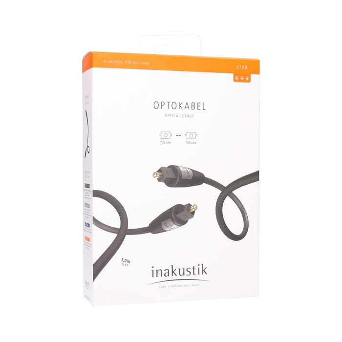 in-akustik Audio-Kabel 5 m Toslink Schwarz