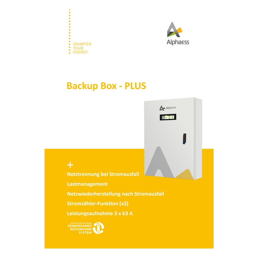 Produktbild Stromspeicher - Alpha ESS Backup Box Plus - 0 % MwSt. (gem. § 12 Abs. 3 UStG)